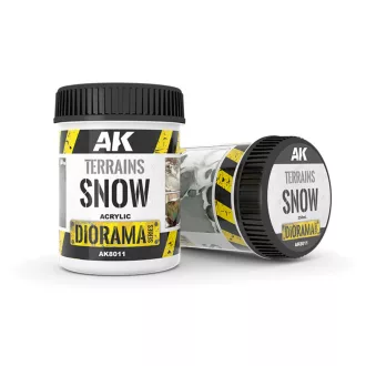   AK Interactive - TERRAINS SNOW - 250ml (Acrylic) dioráma textúra