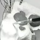 AK Interactive - TERRAINS SNOW - 250ml (Acrylic) dioráma textúra