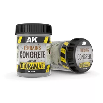   AK Interactive - TERRAINS CONCRETE - 250ml (Acrylic) dioráma textúra