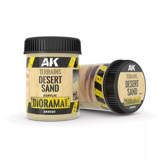   AK Interactive - TERRAINS DESERT SAND - 250ml (Acrylic) dioráma textúra