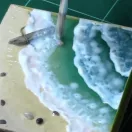 AK Interactive - WATER FOAM - 100ml (Acrylic) dioráma textúra