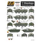 AK CHECHNYA WAR IN RUSSIAN TANKS AND AFVS