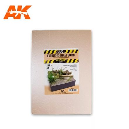 AK-Interactive - Extruded Foam 30mm size A4