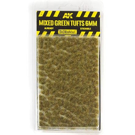 AK Mixed green tufts 6mm