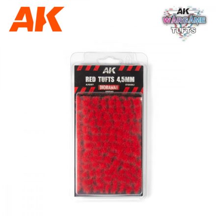 AK Iteractive - RED WARGAME TUFTS 4,5mm