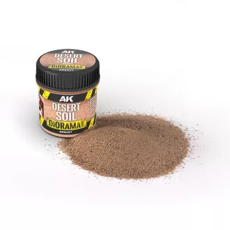 AK Interactive - Desert Soil 1/35 dioráma textúra