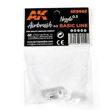 AK 0,3mm dűzni AK9000 festékszórókhoz