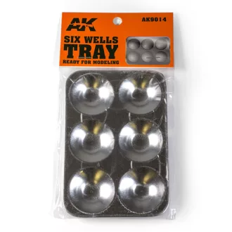 AK Interactive - Six Wells Tray festőpaletta