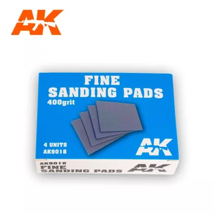 AK FINE SANDING PADS 400 4 UNITS