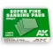AK Interactive - Super Fine Sanding Pads 800 grit.4 units csiszolóeszköz