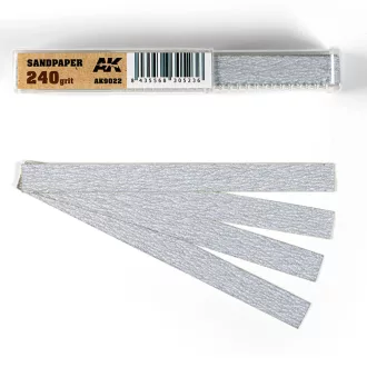   AK Interactive - Dry Sandpaper 240 grit x 50 units csiszolóeszköz