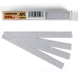   AK Interactive - Dry Sandpaper 800 grit x 50 units csiszolóeszköz