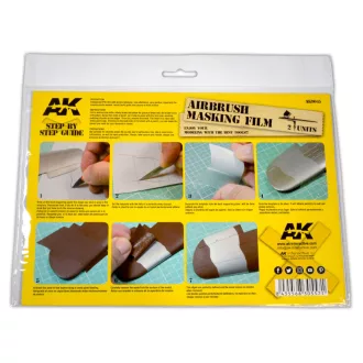   AK Interactive - Airbrush Masking Film - 2 units maszkolófólia