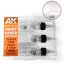 AK Interactive - Paint Doser Bottles 3x100 ml makettező szerszám