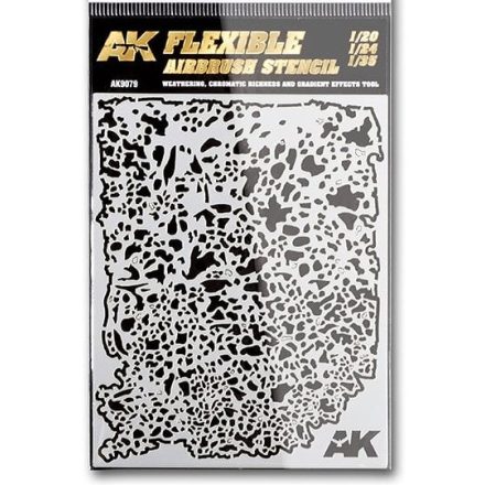 AK FLEXIBLE AIRBRUSH STENCIL 1:20-1:35