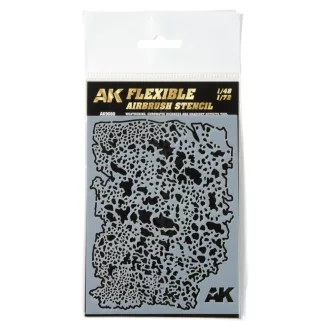   AK Interactive - Flexible Airbrush Stencil 1/48 - 1/72 makettező szerszám
