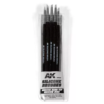 AK SILICONE BRUSHES MEDIUM TIP MEDIUM