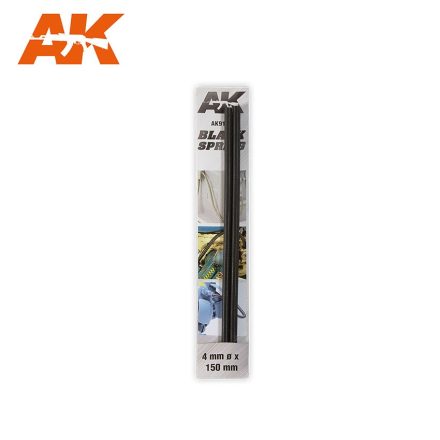 AK Interactive - BLACK SPRING 4MM Ø