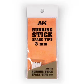   AK Interactive - RUBBING STICK SPARE TIPS 3 MM csiszolóeszköz