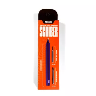 AK Interactive - TUGSTEN STEEL ENGRAVING SCRIBER karcolótű