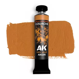 AK Interactive - DRY MUD - AK GOUACHE 20 ml. festék
