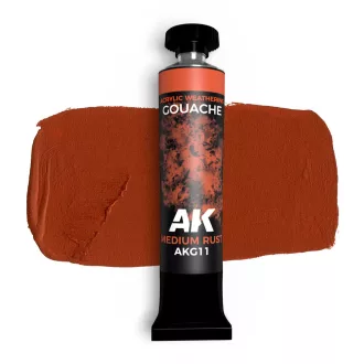 AK Interactive - MEDIUM RUST - AK GOUACHE 20 ml. festék