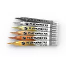 AK Interactive - PLAYMARKERS SET - FULL METAL (6 ref.) festékkészlet