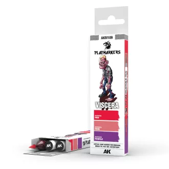   AK Interactive - PLAYMARKERS SET - VISCERA (3 ref.) festékkészlet