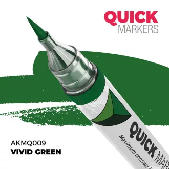 AK Interactive - VIVID GREEN - QUICK MARKER festékfilc