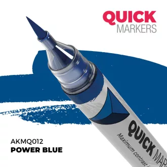 AK Interactive - POWER BLUE - QUICK MARKER festékfilc