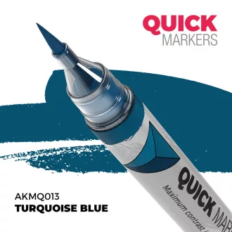 AK Interactive - TURQUOISE BLUE - QUICK MARKER festékfilc