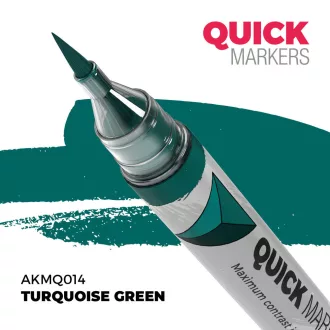 AK Interactive - TURQUOISE GREEN - QUICK MARKER festékfilc