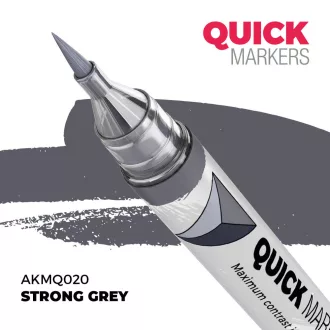 AK Interactive - STRONG GREY - QUICK MARKER festékfilc