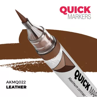 AK Interactive - LEATHER - QUICK MARKER festékfilc