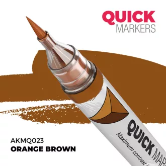 AK Interactive - ORANGE BROWN - QUICK MARKER festékfilc