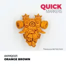AK Interactive - ORANGE BROWN - QUICK MARKER festékfilc