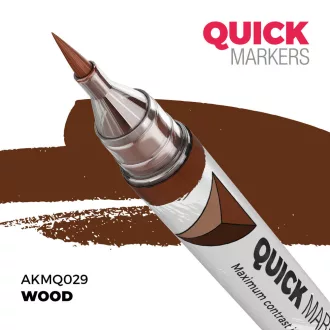 AK Interactive - WOOD - QUICK MARKER festékfilc