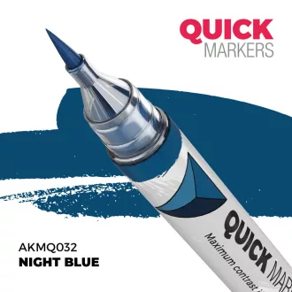 AK Interactive - NIGHT BLUE - QUICK MARKER festékfilc