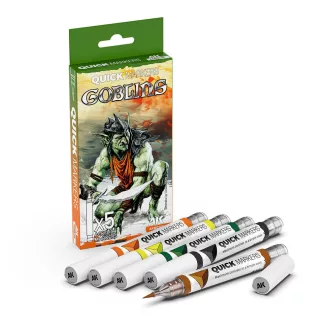   AK Interactive - GOBLINS QUICK MARKERS SET festékfilc-készlet