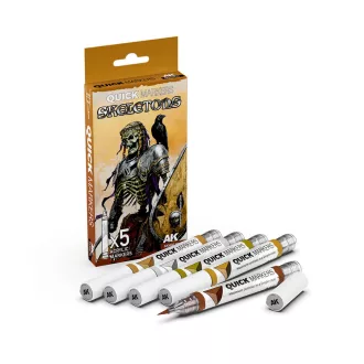   AK Interactive - SKELETONS QUICK MARKERS SET festékfilc-készlet