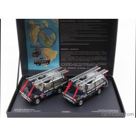   ALMOST-REAL LAND ROVER SET 2X RANGE ROVER THE BRITISH TRANS AMERICAS EXPEDITION 1971