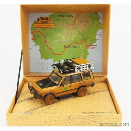 ALMOST-REAL LAND ROVER LAND DISCOVERY MKV N 0 RALLY CAMEL TROPHY KALIMANTA DIRTY VERSION 1996