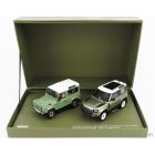 ALMOST-REAL LAND ROVER SET 2X NEW DEFENDER 90 2020 + DEFENDER 90 2015