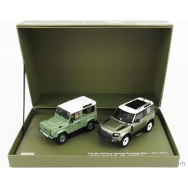   ALMOST-REAL LAND ROVER SET 2X NEW DEFENDER 90 2020 + DEFENDER 90 2015
