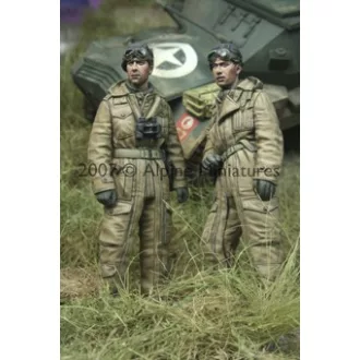 Alpine Miniatures British Tank Crew Set (2 figs)