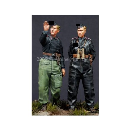 Alpine Miniatures German Heer Panzer Crew Set (2 figs)