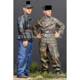 Alpine Miniatures  Tiger Aces in Normandy Set (2 figs)
