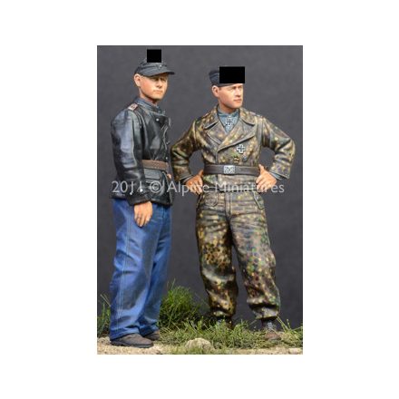 Alpine Miniatures  Tiger Aces in Normandy Set (2 figs)