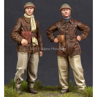 Alpine Miniatures WW2 French Tanker Set (2 figs)
