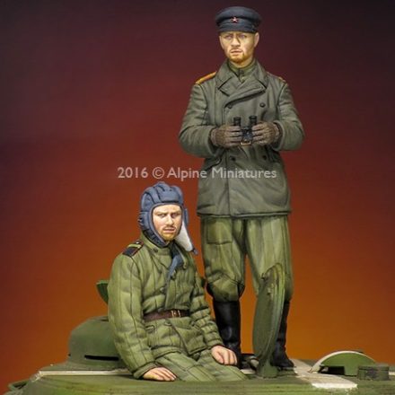 Alpine Miniatures WW2 Russian Tank Crew Set (2 figs)